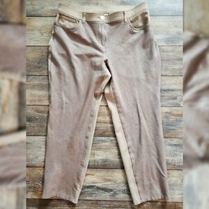 Chico's Tan Snake Print Pants 15